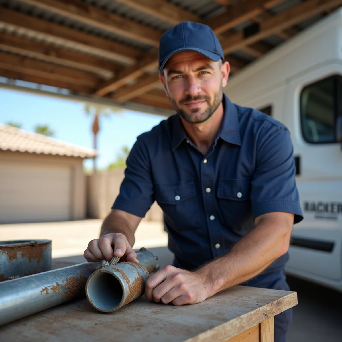 New PEX water lines installed during a whole-home repipe in Sun City, AZ