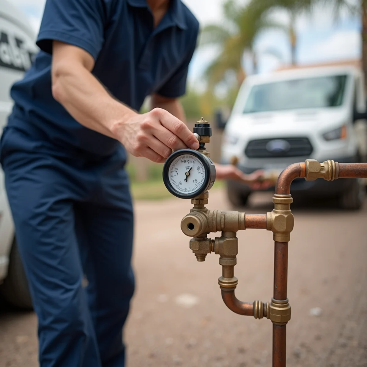 Madrid Plumbing technician providing leak detection & repair in Buckeye, AZ